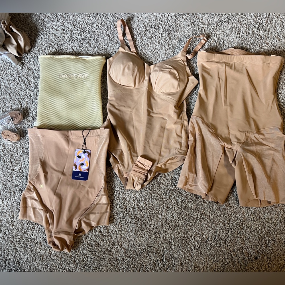 Tan Shapewear Set with Bag Honeylove